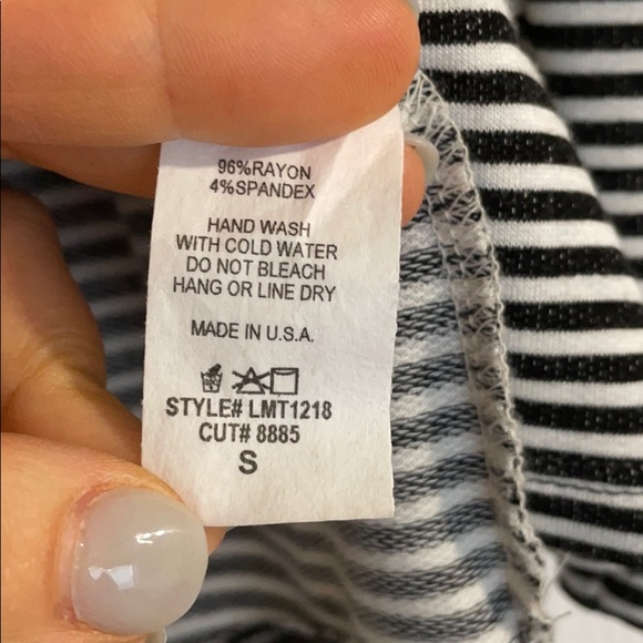 Long sleeve cheetah/stripe print long sleeve shirt - Picture 2 of 3